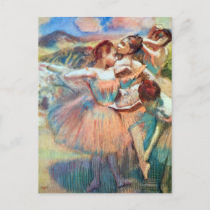 Dansare i landskap av Edgar Degas Vykort