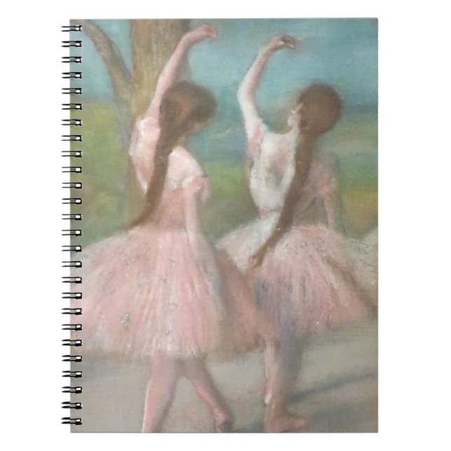 Dansare i rosa Edgar Degas Anteckningsbok (Framsidan)