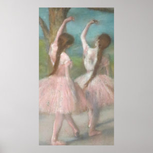Dansare i rosa Edgar Degas Poster
