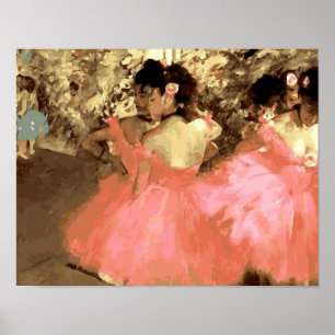 Dansare i rosor Degas by Poster