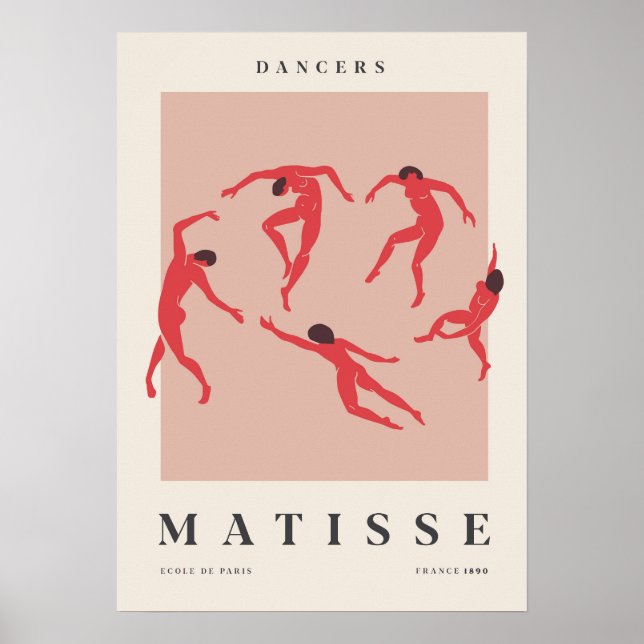 Dansare i rött poster (Framsidan)