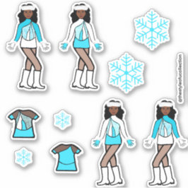 Dansare jul Aqua dekal