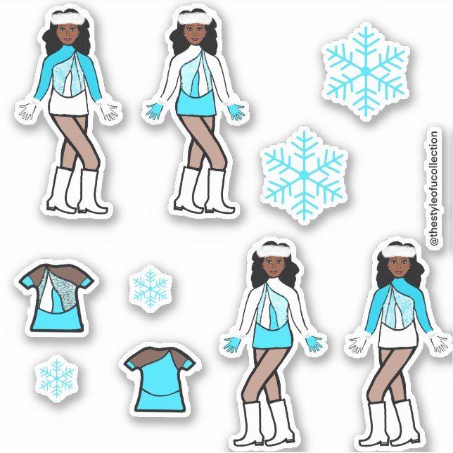 Dansare jul Aqua dekal (Framsida)