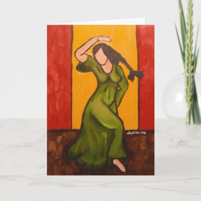 dansare kort (Framsida)