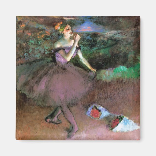dansare med Bouquets by Degas Magnet (Framsidan)