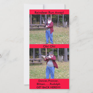 Dansare Prancer, Blitzen Julkort