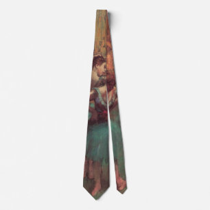 Dansare, rosa och grön av Edgar Degas Slips