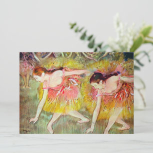 Dansare som böjer sig ned av Edgar Degas, balettko