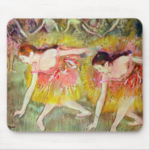 Dansare som böjer sig ned av Edgar Degas, balettko Musmatta
