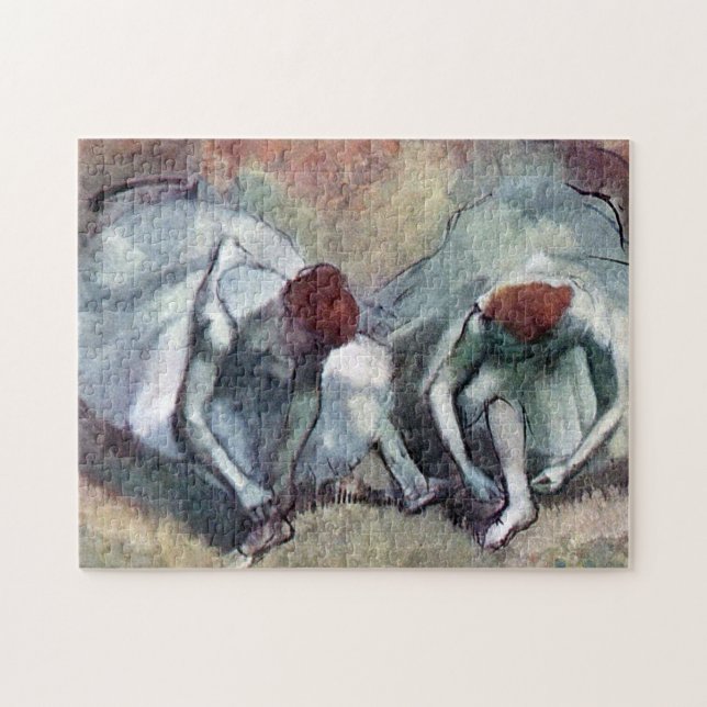 dansare som jagar deras skor, Edgar Degas Pussel (Horisontell)