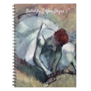 Dansare som knyter sina skor av Edgar Degas Anteckningsbok