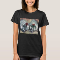 Dansare som snörar sina skor av Edgar Degas