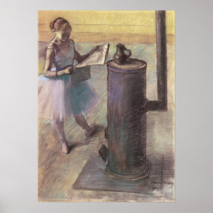 Dansare som vilar vid Edgar, Degas, Poster
