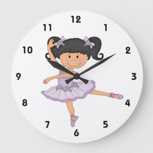 Dansare-Sötsak Ballerina i Tutu Stor Klocka