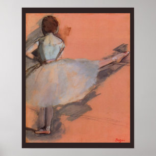 Dansare vid baren av Edgar Degas, Vintage Ballet Poster