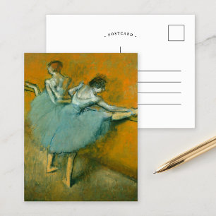 Dansare vid barr Edgar Degas Vykort