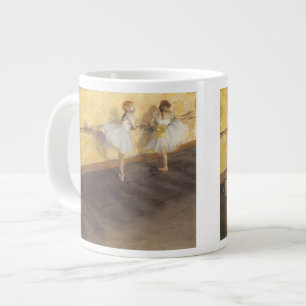 Dansare vid barraden av Edgar Degas, Vintage Balle Jumbo Mugg