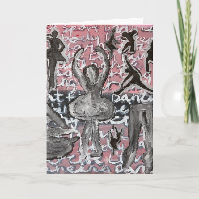 Dansarefödelsedag Kort (Framsida)