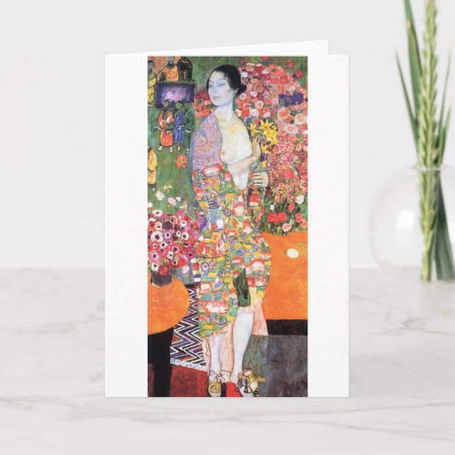 Dansaren, Gustav Klimt Kort (Framsida)