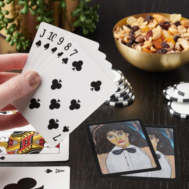 Dansaren Målning av Alfred Fox Casinokort (På plats)