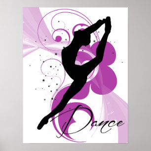 DansareSilhouetteaffisch Poster