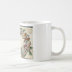 Dansarna från Aztec Noble Stil Kaffemugg