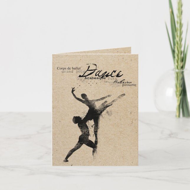 dansat stämplat kort (Framsida)