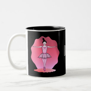DansBallerinamugg Två-Tonad Mugg