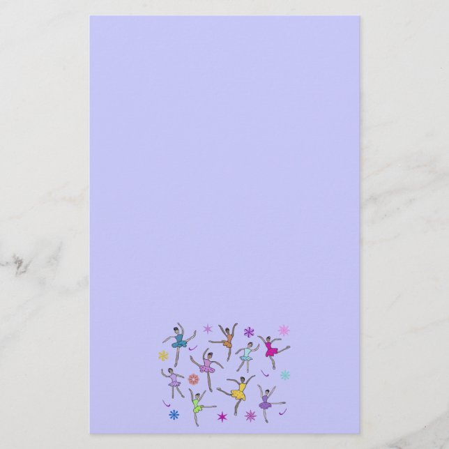DansBallerinasbrevpapper Brevpapper (Framsida)