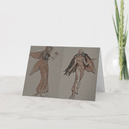 Dansbeduinänglar Helgkort