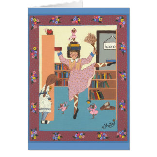 Dansbibliotekarien Hälsningskort