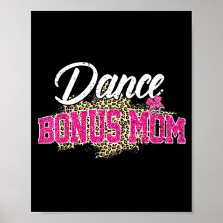 Dansbonus mamma leopard rolig dansande mamma mors poster