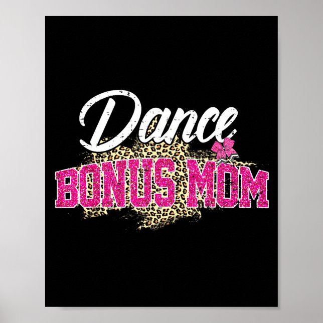 Dansbonus mamma leopard rolig dansande mamma mors  poster (Framsidan)