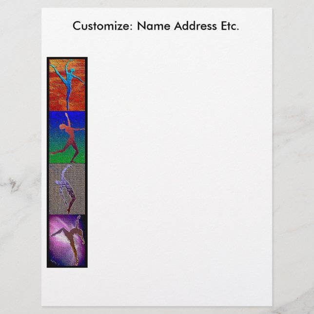 Dansbrevhuvud Brevhuvud (Framsida)