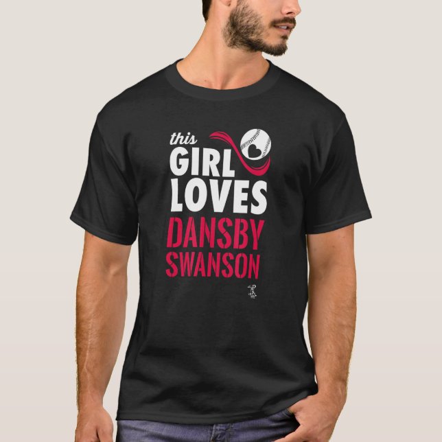 Dansby Swanson this Girl Kärlek Gameday T Shirt (Framsida)