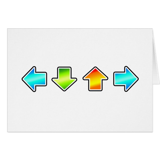 Dansdansrevolution Hälsningskort (Framsidan Horizontal)