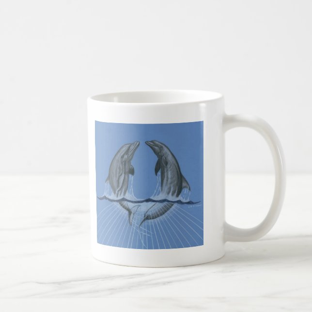 Dansdelfiner Kaffemugg (Höger)