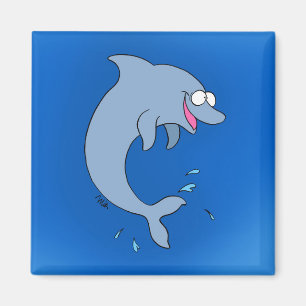 Dansdelfinmagnet Magnet