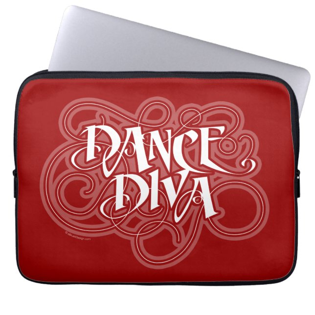 Dansdiva Laptop Fodral (Framsidan)