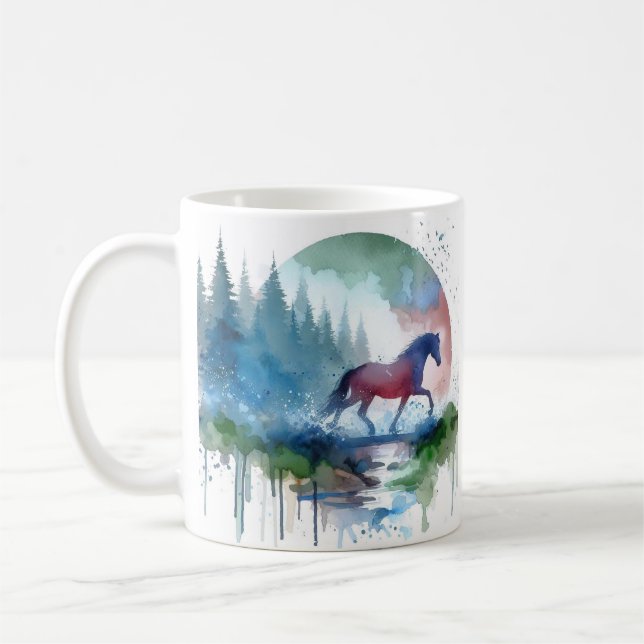 Danse au Cœur de la Forêt, magnifique tasse Kaffemugg (Vänster)