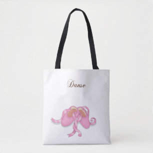 "Danse" Ballet Tofflor Ballerina Fransk Dancer Tygkasse