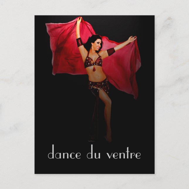 danse du ventre Postcard Vykort (Framsida)