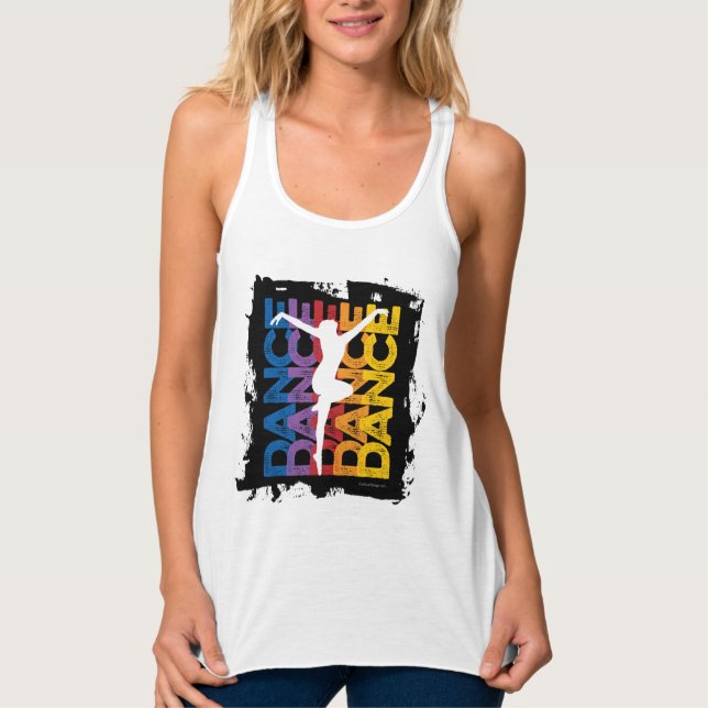 Danse et Lettres (Dance) Linne Med Racerback (Framsida)