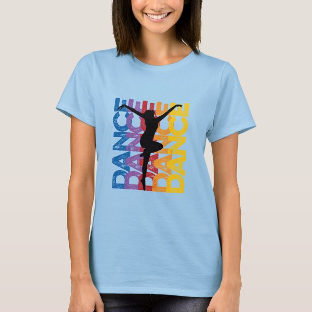 Danse et Lettres (dansen) T-shirt (Framsida)