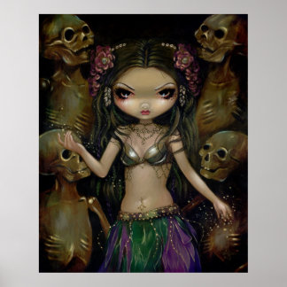 Danse Macabre - Tribal Fusion - Gothic Fairy Print Poster