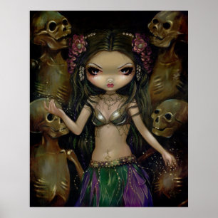 Danse makabert - stam- fusion - gotiskt felikt poster