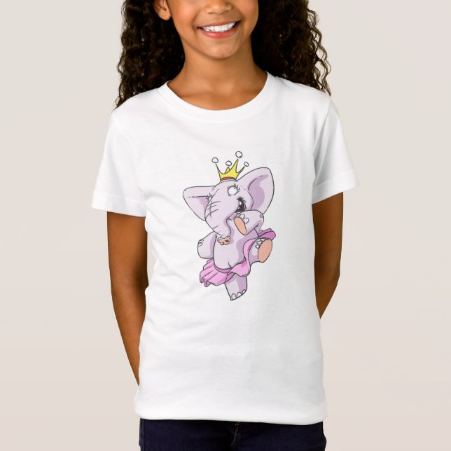 DanselefantPrincess T Shirt (Framsida)