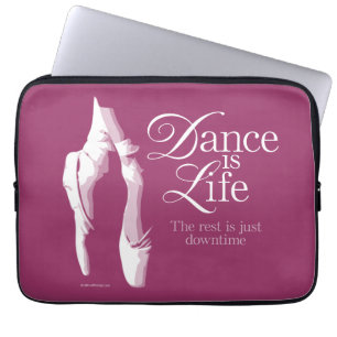 Dansen är liv laptop fodral