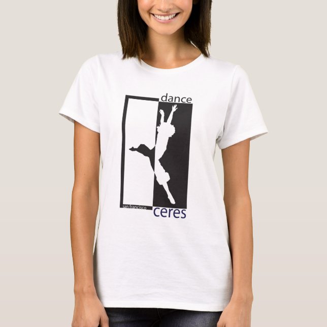 dansen ceres omvänd storslagen jete BW T-shirt (Framsida)