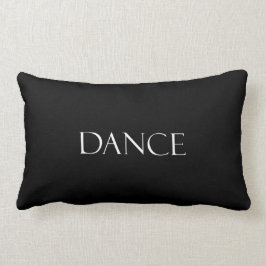Dansen citerar inspirera danscitationstecken lumbarkudde
